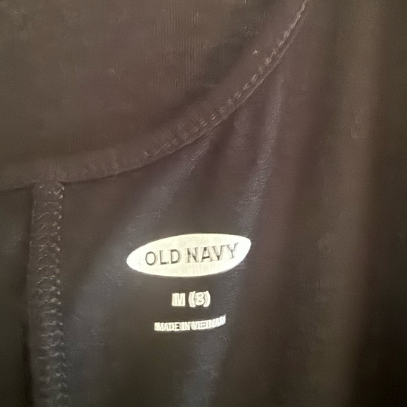 Old Navy Black Floral Midi Dress - Size M (8) - Preloved - Picture 6 of 6